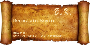 Bornstein Kevin névjegykártya